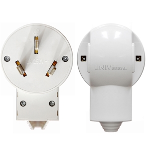 Вилка для плиты 32А 250В цв. бел. 5311