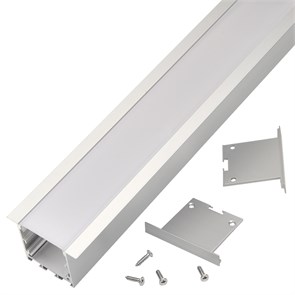 Профиль GAL-GLS-2000-35-51 (2м профиль+2м рассеиватель+ 2 заглушки+4 скобы с шуруп General 522810 522810