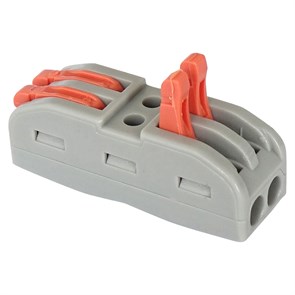 Клемма на 2х2 провод. серая GTER5-02 (50) GENERAL... 800484