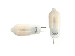 Лампа LED 3W мат. (20W) G4 12В 2700 General (38х12) 652800