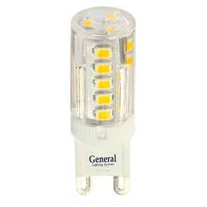 Лампа LED 5W (40W) 220V G9 2700K (15*50) General 653800