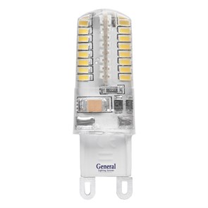 Лампа LED 5W (40W) S 220V G9 4500K (15*50) General 653700