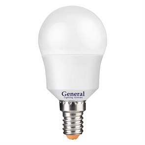 Лампа LED 7W (75W)  E14 2700 шар General 640600