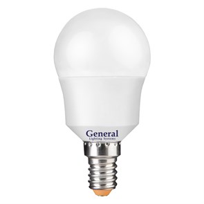 Лампа LED 8W (75W)  E14 2700 шар General 640900