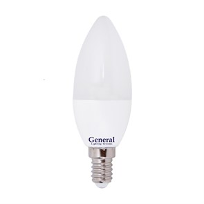 Лампа LED 8W (75W) E14 4500 свеча General 638300