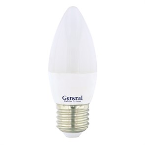 Лампа LED 8W (75W) E27 2700 свеча 280° General 638500