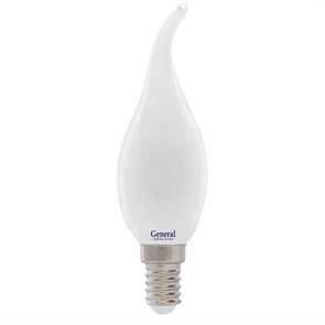 Лампа LED FL 7W M E14 6500 свеча на ветру филам. матовый General... 649958