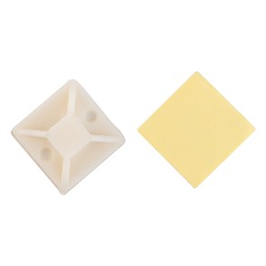 Площадка самокл. 40х40 бел. под хомут (100шт) GNC-40-40-W General... 475324