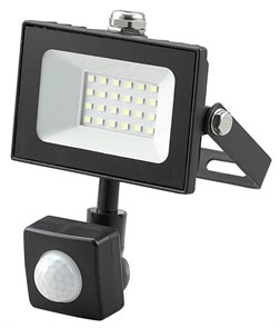 Прожектор LED 20W с вынос. дат. движ. 6500K General IP65 1550лм GTAB-20вт... 403133