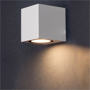 Свет-к фасад. квадрат белый GWL-MR16-GU10-S-IP65 WHITE General... 661125