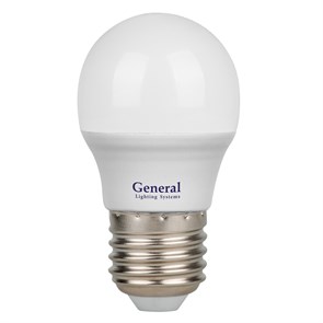 Лампа LED 20W E27 6500K шар General 661487 661487