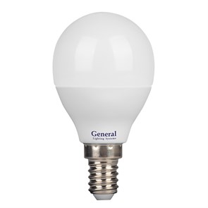 Лампа LED 20W E14 6500K шар General 661484 661484