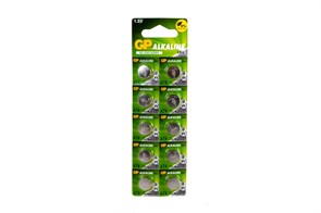 Эл.пит. GP LR44,G13, А76 Alkaline, алкалиновая GP A76FRA-2C10
