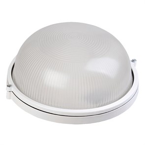 Светильник GCF-R-E27-60-IP65 (НБП/НПП 1301) круг белый без реш.437721(10) General 437721