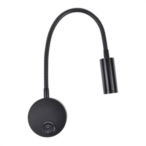 ULT-F21-3W-4000K IP20 BLACK Светильник светодиодный настенный гибкий для интерьерного освещения. 85- UL-00004176