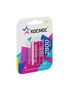 Акк. R6 2800mah Bl-2 Космос (24шт)... KOCR6NIMH2800MAH2BL
