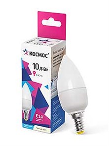 Лампа LED 10.5W E14 3000 свеча Космос LkecLED10.5wCNE1430