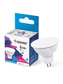 Лампа LED JCDR 6.5W 220V GU5.3 4500 Космос LkecLED6.5wJCDRC45