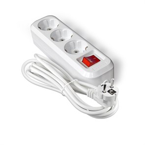 Удл. 3гн.х 2м + выкл. с/з ПВС 3*1 "UNIVersal" S-303 9634418(50) 9634418