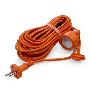 УШ-10 ПВС 2х1 удл. 1гн. 50м. IP54 (рыжий) "UNIVersal" 9632784
