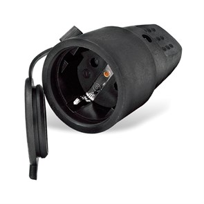 Штеп. гнездо каучук с крыш. IP44 "UNIVersal" 602228