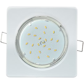 Cвет-к GX53 H4 квадр. белый с открытым краем 106*41 Ecola... FW53N4ECB