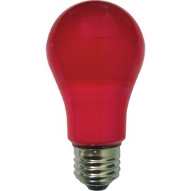 LED A55 8W Е27 груша красная мат. (108x55) Ecola K7CR80ELY