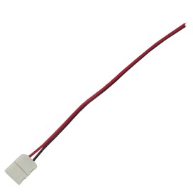 Коннектор 2-х конт. 8mm с пров. 15см (уп.3шт) Ecola SC28C1ESB
