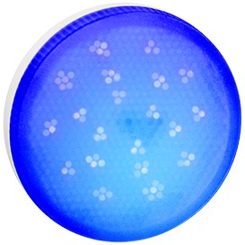 Лампа GX53 LED color 8W 220V Blue синий матовая (28х74)...Ecola T5TB80ELC