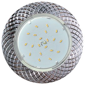 Свет-к GX53 H4 DL5381 встр. б/рефл. Сетка мат.хром/Алюм (20*110)Ecola... FC5381ECB
