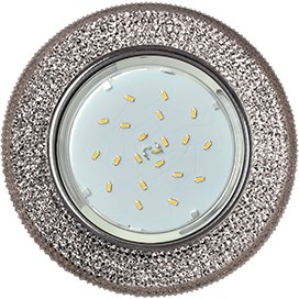 Свет-к GX53 H4 LD7069 встр. искр. с подсвет.Модерн Тонир./Хром 35х125 Ecola FY53CMEFB