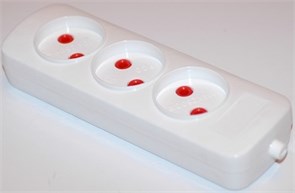 Колодка 3 гнезда "ВЕЛЛКОНТ" [ 70 ] 208-203 208-203