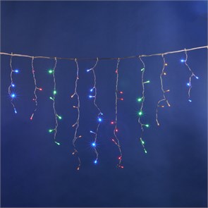 Гир. 200LED IP20 3м  "Бахрома" RGB стат.свеч  пров.проз.B3010-200/DTA MULTI IP20 UL-00002270