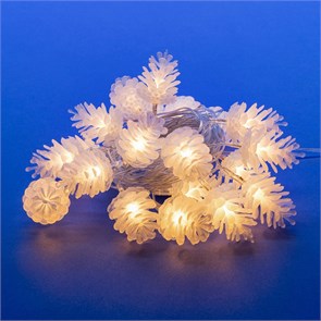 Гир. 20LED IP20 2,8м  "Шишки" бел. пров.пр. 09582... 09582