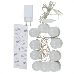 Свет. LED с димм.  ULM-F50-8W/SW/10/DIM IP20 бел Uniel... UL-00006857