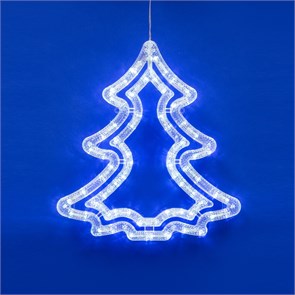 Фигура "Ёлочка" 70LED 35х43 бел.свет пров.проз.ULD-H3543-070/STA EHITE XMAS TRE UL-00001405