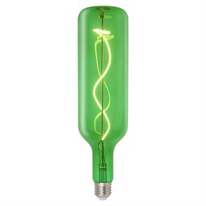 LED-SF21-5W/SOHO/E27/CW GREEN GLS77GR Спиральный филамент, зеленая колба Uniel UL-00007627