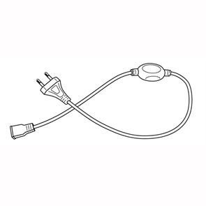 Провод для подкл. монохромных led лент ULS-3528/2835 к сети 220В. 7х10мм. Volpe 10967  10967