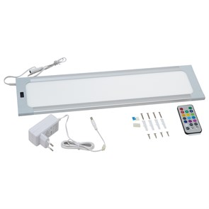 Панель LED лин тонк сенс вык димм пульт ULI-F42-7,5W/RGB 460х120х11 сер Uniel... UL-00003038