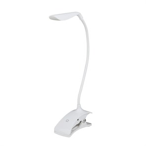 Свет. LED TLD-533, прищепка 250Lm, 5500K, 3W, диммер, сенс. выкл., белый, Uniel UL-00001494
