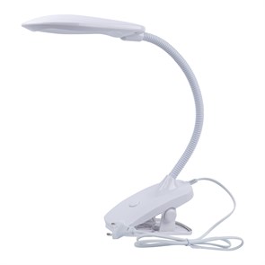 Свет. LED TLD-546, прищепка 350Lm, 4500K , 5W, мех. выкл., белый,  Uniel UL-00002234
