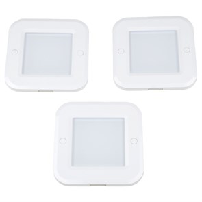 Свет. LED квадрат накл сенс выкл дим ULM-F41-6W/4200K 85х85х7мм белый Uniel.... UL-00002888