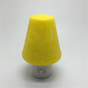 Ночник NL-192 LED с вык. 220V &quot;Светильник желтый&quot; (абажур) Camelion