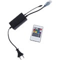 Контроллер, радиопульт RGB IP20 1000W 4,5A для ленты 220V 14х7 IP68 Ecola CR141KESB