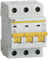 Автомат 3P 50А C 4,5кА  ВА47-29 ИЭК MVA20-3-050-C