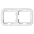 Рамка 2-местная серия ГАРМОНИЯ, белый (01БМ.735212.048) 01БМ.735212.048