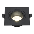 Встраиваемый светильник General GCL-MR16-SQ-BLACK Поворотный Квадратный Черный 661283 661283