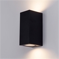 Свет-к фасад. квадрат черный GWL-2MR16-GU10-S-IP65 BLACK General... 661120