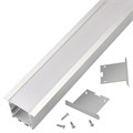 Профиль GAL-GLS-2000-35-51 (2м профиль+2м рассеиватель+ 2 заглушки+4 скобы с шуруп General 522810 522810 - фото 3728