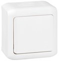 Выкл. 1кл о/у бел. LR Quteo IP44 782300 - фото 5252